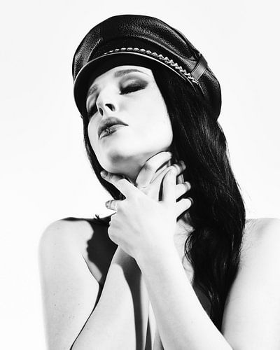 Kink portret van deze mooie vrouw in domina look.