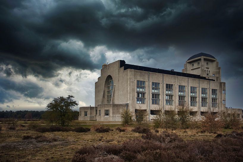 Radio Kootwijk in the moors by peterheinspictures