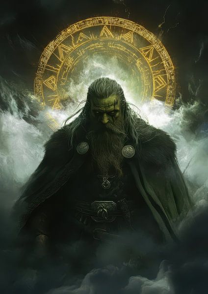 Warlock ancien avec halo runique lumineux en Dark Storm par marukin