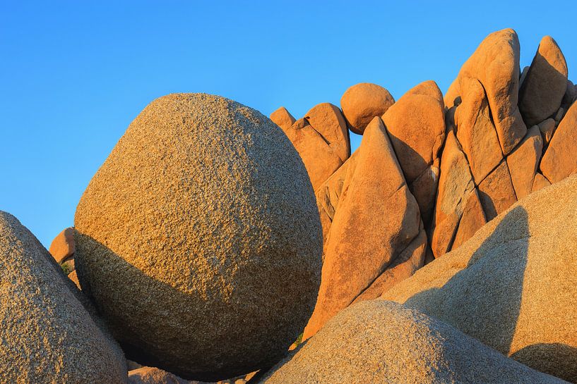 Jumbo Rocks in Joshua Tree National Park, Californië van Henk Meijer Photography