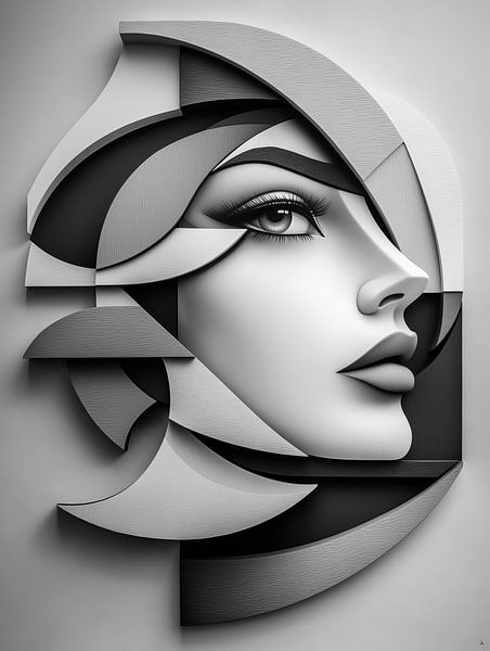 Chromatischer Traum" (Monochrom) von Mister Artwork