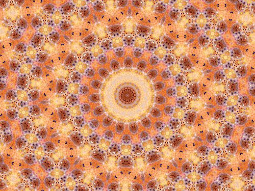 Mandala in Apricot (Salmon Pink)