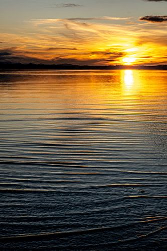 Sonnenuntergang Bodensee von Dieter Walther