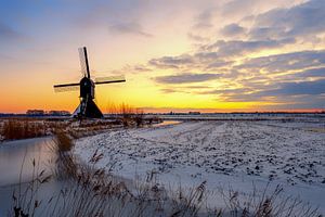 Winters in Nederland van Maikel Brands