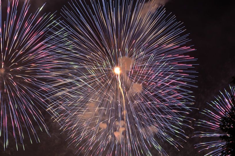vuurwerk in japan van Jordy Blokland