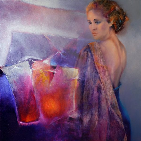 Klara - violet et rouge par Annette Schmucker