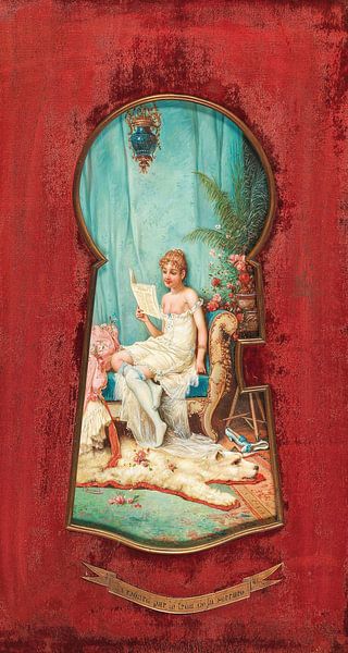 Looking through the keyhole, Hans Zatzka by Masterful Masters