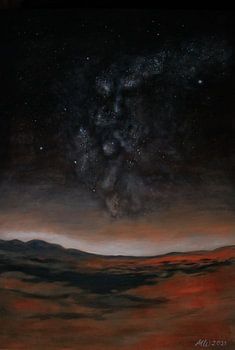 Sonnenuntergang auf dem Mars