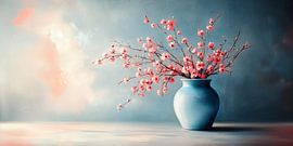 Serenity in Turquoise and Soft Blossoms no.4 by Studio BB