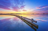 Farbenfroher Sonnenuntergang am Veere-See (Zeeland) von Sugar_bee_photography Miniaturansicht