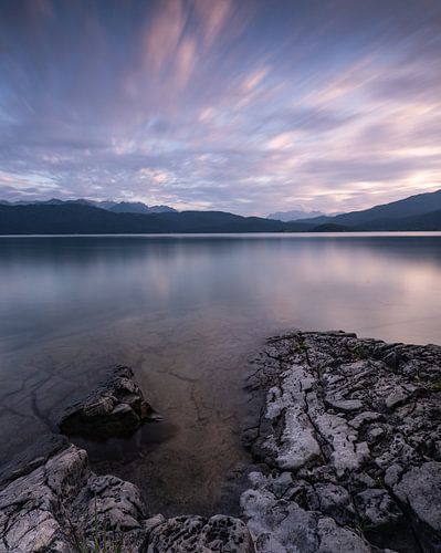 Avondsfeer aan het Walchensee