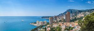 Monaco & Côte d'Azur | Panorama  von Melanie Viola