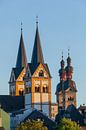 Florinskirche et Liebfrauenkirche à la lumière du soir, Koblenz, Rhénanie-Palatinat, Allemagne par Torsten Krüger Aperçu