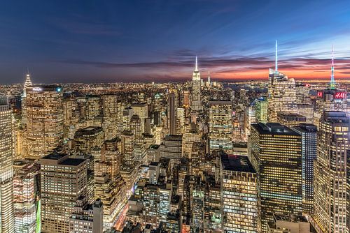 Coucher de soleil New York City