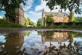 Castle Slot Zuylen in the sun after some summer rain shower