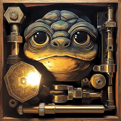 Der Wächter in der Messingkiste von Vythryd Arts