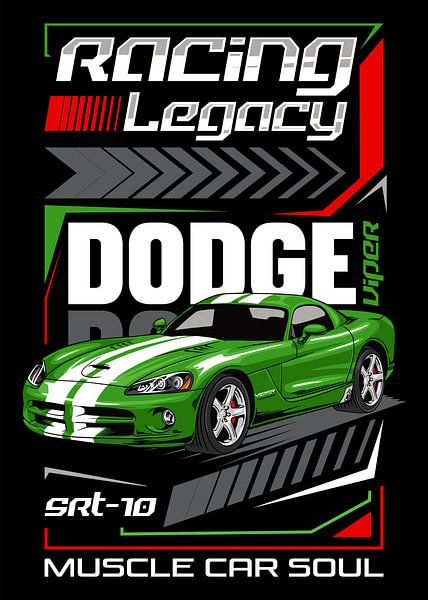 Dodge Viper SRT-10 Muscle Car von Adam Khabibi