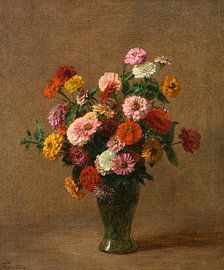 Zinnias, Henri Fantin-Latour