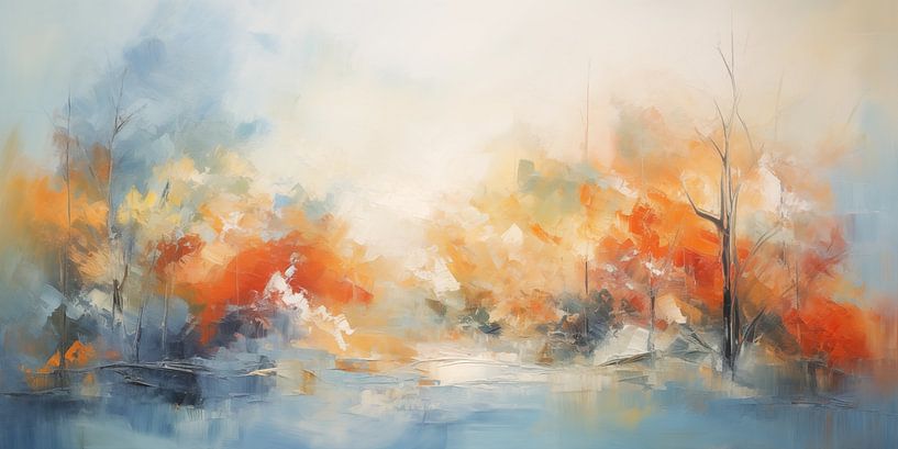 Abstract landschap van Imagine