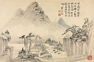 Mei Qing - Landschaften in verschiedenen Stilrichtungen nach Alten Meistern 03 (1690)