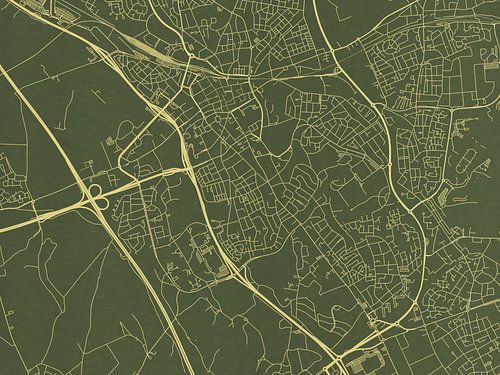 Kaart van Heerlen in Groen Goud