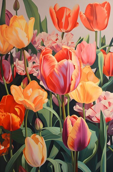 Signé tulipes par Artsy