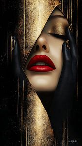gold - schwarz - rot