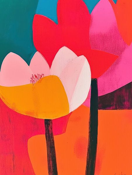 Pétales lumineux par Franka Poulain