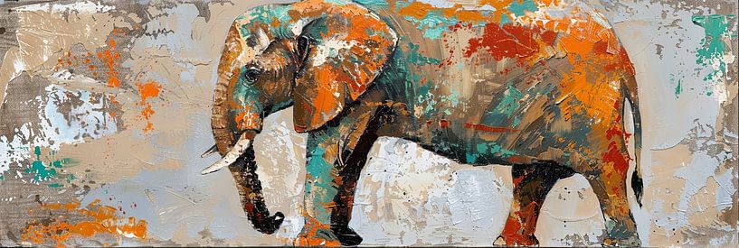 Éléphant par Poster Art Shop