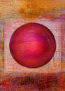 Illusion with circle flaming red by Claudia Gründler thumbnail