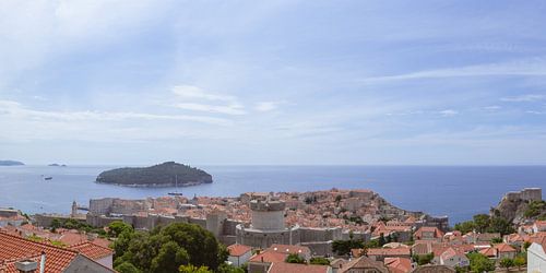 Dubrovnik Panorama in Kroatië