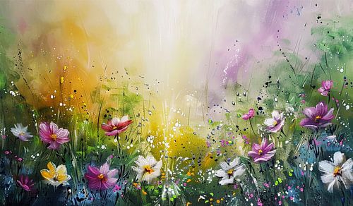 Illuminated floral harmony