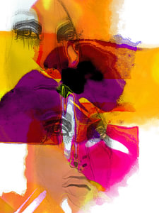 Two colorful women