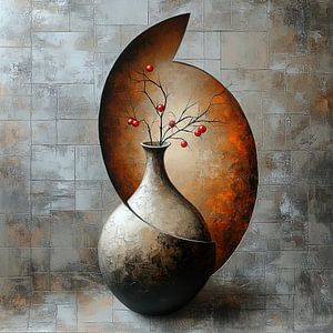 Beeren-Vase