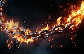 Burning chains