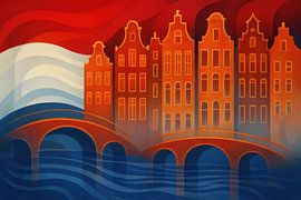 Canal houses with undulating roofs by Imperial Art House