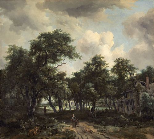 Hut among Trees, Meindert Hobbema
