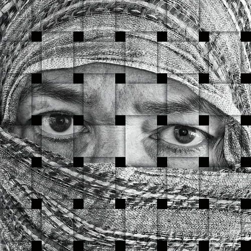 portret van vrouw op zoek naar vrijheid