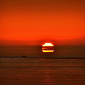 sunset @Northsea sur Barry van de Laar