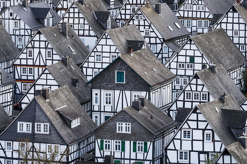 Half-timbered houses of Freudenberg by Jürgen Schmittdiel Photography