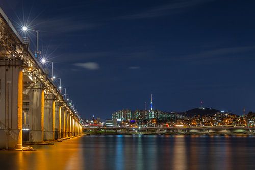 Banpo Bridge & N Seoul Tower