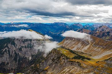 Impressive mountain photo of the Kotzen in Hinterriß - a powerful Alpine landscape characterised by rock, forest and a clear Karwendel atmosphere. Perfect for anyone who loves authentic mountain nature. by Miriam Schwarzfischer Fotografie