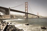 Golden Gate Bridge, San Francisco van Inge van den Brande thumbnail