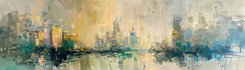 Cityscape Abstract | Echoed Metropolis