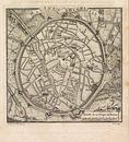 Oude kaart van Mechelen van omstreeks 1775 van Gert Hilbink thumbnail