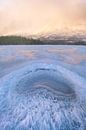 Hemsedal in Norway with beautiful frozen lakes. by Jos Pannekoek thumbnail