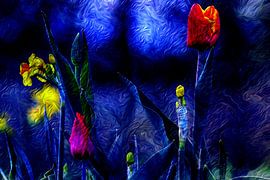 ABSTRACT : FLORA - TULIPS by Photoart-Naegele