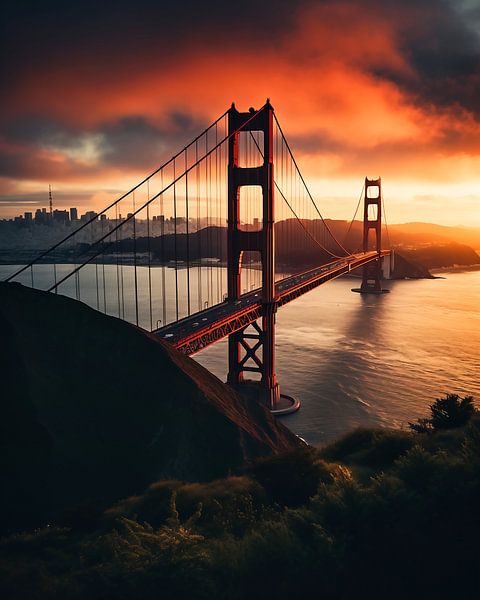 Blick über die Bucht von fernlichtsicht