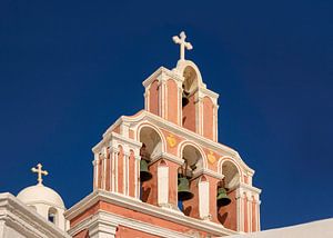 Glockenturm auf Santorin, Griechenland