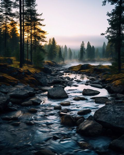 Ambiance automnale dans le parc national par fernlichtsicht